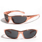 Y2K Silver Sunglasses Color Hollowed Out Future Sense Of Technology Hot Girls Net Red Sunglasses Women Sunglasses Trendy Men