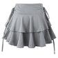 2025 New Solid Color Skirt Women Summer Fashion Outdoor Versatile High Waist Slim Fit Elastic Waist Short Skirt Goods In Stock