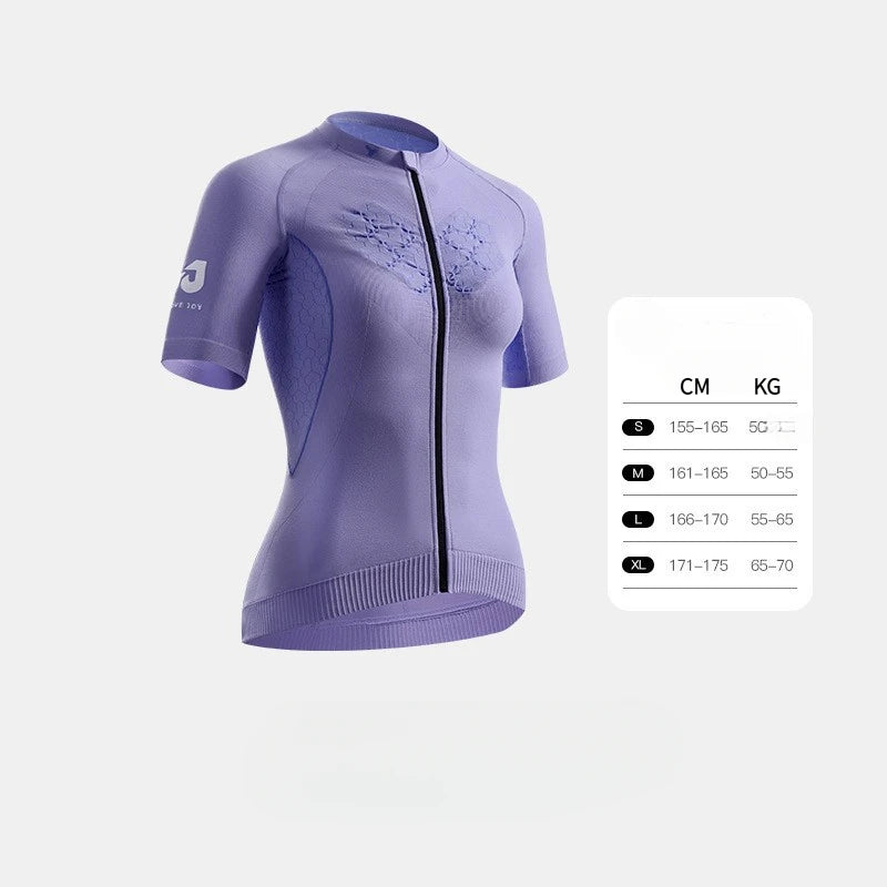 Outdoor Cycling Sports Suit Compression Short Sleeve T-shirt Quick Dry Breathable for Mountain Road Bike