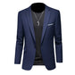 Boutique Fashion Solid Color High-end Brand Casual Business Men's Blazer Groom Wedding Gown Blazers for Men Suit Tops Jacke Coat