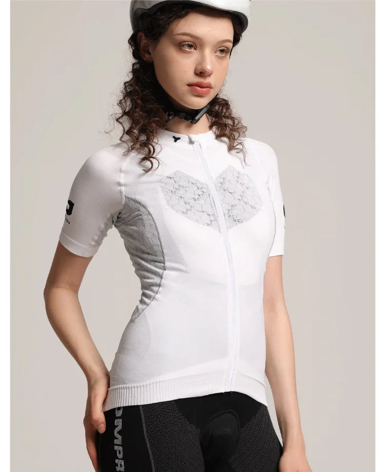 Outdoor Cycling Sports Suit Compression Short Sleeve T-shirt Quick Dry Breathable for Mountain Road Bike