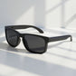 Classic Fashion Square Polarized Sunglasses Men Vintage Plastic Male Sun Glasses Women Stylish Black Outdoor Sports Shades UV400