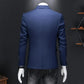 Boutique Fashion Solid Color High-end Brand Casual Business Men's Blazer Groom Wedding Gown Blazers for Men Suit Tops Jacke Coat