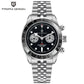 PAGANI DESIGN Men Watches 2026 New Pink BB Panda Dial Chronograph Fashion Luxury Quartz Watch For Men VK64 Movt Waterproof Watch