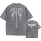 Tshirts Men Gym Vintage Heavyweight T Shirts Cotton Workout Acid Wash Baggy Tees Street Fashion Tops Unisex