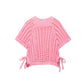 Hollow Out Knit Pullover Women Casual Round Neck Lace Up Bow Sweater Female Autumn Short Sleeves Solid Knitwears Lady