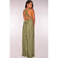 Fashion Multi-worn V-neck Vestidos De Fiesta Women Long Dress Sexy Strapped Lady Summer Maxi Dress