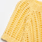 Hollow Out Knit Pullover Women Casual Round Neck Lace Up Bow Sweater Female Autumn Short Sleeves Solid Knitwears Lady