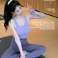 Women's Sports Bra Yoga Tank Tops Backless Fitness Workout Tops Push Up Running Vest Moisture Wicking Breathable Athletic Shirts