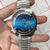 automatic mechanical unisex Orient watch with large rotating dial, fully functional stainless steel Japanese movement