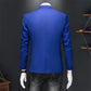 Boutique Fashion Solid Color High-end Brand Casual Business Men's Blazer Groom Wedding Gown Blazers for Men Suit Tops Jacke Coat