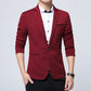 Men's Smart Casual Suit Blazers Slim Fit Sport Coat Fashion Formal Dress Groom Marriage Suit Coat Spring Autumn Outwear