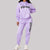 Women's Sets Hoodies Pants 2 Piece Outfits Aesthetic Sportswear Sweatsuit Chicago Graphic Letter Print Plus Size Pink Tracksuit