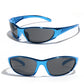 Y2K Silver Sunglasses Color Hollowed Out Future Sense Of Technology Hot Girls Net Red Sunglasses Women Sunglasses Trendy Men