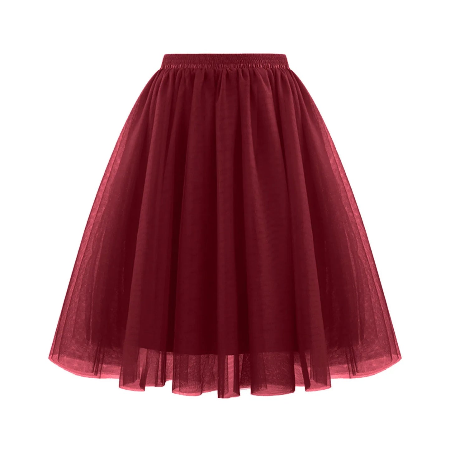 Tutu Skirt For Women 50s Skirt Retro Party Tulle Ballet Rockabilly Petticoat Underskirt Dance Dress Cosplay Mesh Skirt