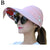 Fashion Womens Ladies Summer Vacation Wide Brim Foldable Sun Hat Anti-UV Beach Visor Caps Casual Hats