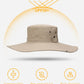 2025 New Fashion Summer Bucket Hat Cowboy Men Outdoor Fishing Hiking Beach Hats Mesh Breathable Anti UV Sun Cap Large Wide Brim