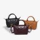 Handwoven single-shoulder small dumpling bag, fashionable bucket bag, new simple ladies crossbody lunch box bag, small tote bag