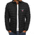 Men's lightweight warm jacket, casual horizontal stripes, high-quality jacket, 2026 fashionable jacket