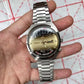 automatic mechanical unisex Orient watch with large rotating dial, fully functional stainless steel Japanese movement