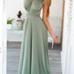Fashion Multi-worn V-neck Vestidos De Fiesta Women Long Dress Sexy Strapped Lady Summer Maxi Dress