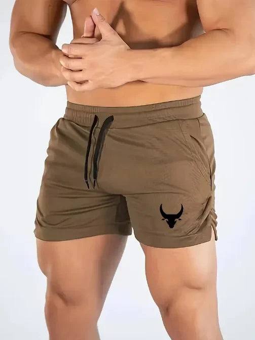 Men's Geometric Pattern Basketball Shorts with Mid Waist Micro Elastic Quick Drying Breathable Sports Pants for Running  Fitness