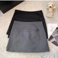 Skirt Pants Skirt Female Spring and Summer New High-waisted Thin A Word Skirts Pants Open Fork Package Hip Business Skirt