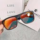 1-4PCS Men Classical Square Polarized Sports Sunglasses Lightweight PC Frame UV400 for Driving Fishing Cycling Unisex Durability