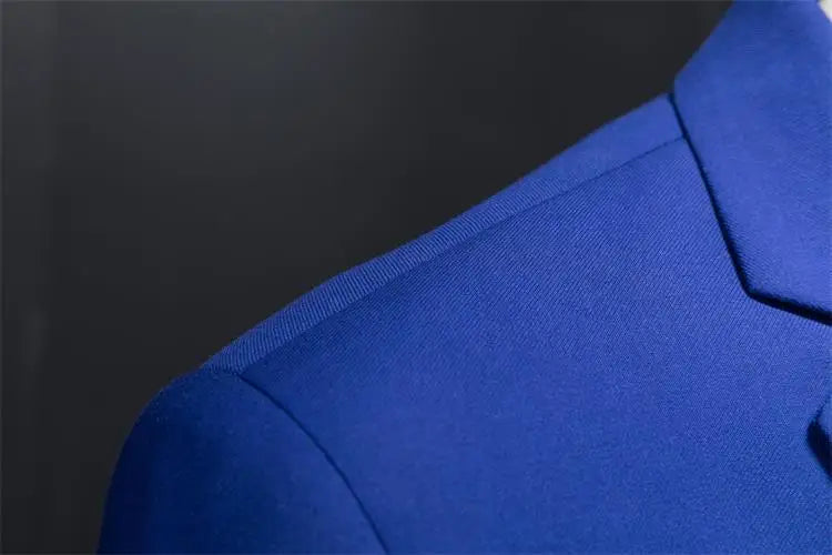 Boutique Fashion Solid Color High-end Brand Casual Business Men's Blazer Groom Wedding Gown Blazers for Men Suit Tops Jacke Coat