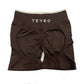 TEVEO Women's Sports Yoga Shorts Fitness Cycling Elastic Sports Pants Ignite Sculpt Scrunch Short Yoga Bra Set