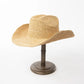 USPOP Hand-crocheted Natural Raffia Straw Cowboy Hat for Women Men Summer Wide Brim Sun Hat Outdoor Breathable Beach Caps