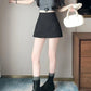 Skirt Pants Skirt Female Spring and Summer New High-waisted Thin A Word Skirts Pants Open Fork Package Hip Business Skirt