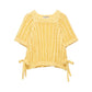 Hollow Out Knit Pullover Women Casual Round Neck Lace Up Bow Sweater Female Autumn Short Sleeves Solid Knitwears Lady