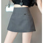 Skirt Pants Skirt Female Spring and Summer New High-waisted Thin A Word Skirts Pants Open Fork Package Hip Business Skirt