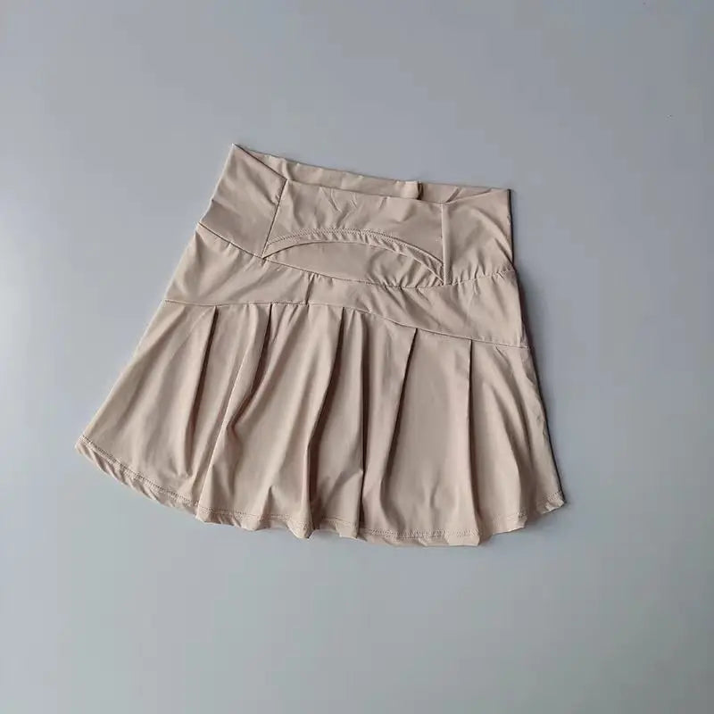 Women's High Waist Sports Short Skirt Quick Dry Fitness Yoga Running Tennis Golf Wear Summer Sport Skirts