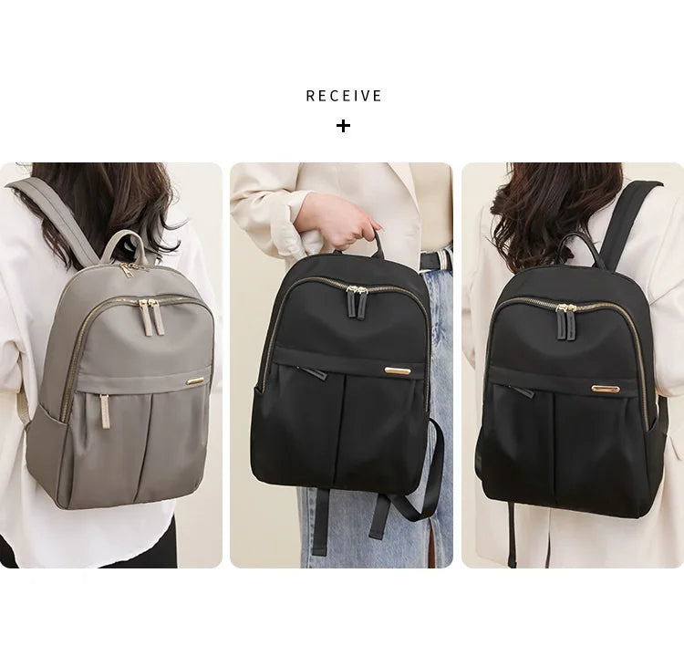 Casual commuting multi-functional backpack for women 14-inch computer backpack  2025 versatile daily large-capacity travel bag