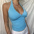 Sexy Off Shoulder Top Ladies 2025 Club Party Outfits Sheath Pure Sleeveless Bare Back Sexi Women Summer Crop Top