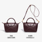 Handwoven single-shoulder small dumpling bag, fashionable bucket bag, new simple ladies crossbody lunch box bag, small tote bag
