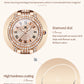 OLEVS Watch Women Fashion Elegant Stainless Steel Waterproof Quartz Wristwatch Luxury Ladies Dress Watches