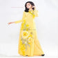 2026 chinese sexy nightclub dress improved cheongsam flower print qipao dress+shorts set hotel spa work dress beauty uniform