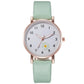 Trendy Ladies Wrist Watches Luminous Women Simple Watches Casual Leather Strap Quartz Watch Clock Montre Femme Relogio Feminino