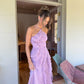 Gown Neck Strap Irregular Long Dress For Women Ruffle Sleeveless High Waist Backless Dresses 2025 New Summer Elegant Party Y2k