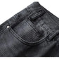 KSTUN 2026 Spring Men's Loose Straight Jeans Wide Leg Vintage Grey Cargo Pants Male Streetwear Trousers Multi-pockets Designer