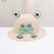 Cute little frog baby hat for sun protection, fisherman hat for children traveling, sun protection hats for boys and girls