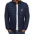 Men's lightweight warm jacket, casual horizontal stripes, high-quality jacket, 2026 fashionable jacket