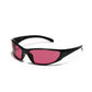 Y2K Silver Sunglasses Color Hollowed Out Future Sense Of Technology Hot Girls Net Red Sunglasses Women Sunglasses Trendy Men