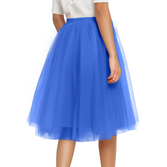 Tutu Skirt For Women 50s Skirt Retro Party Tulle Ballet Rockabilly Petticoat Underskirt Dance Dress Cosplay Mesh Skirt