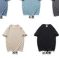 100% Cotton T-shirt Men Women Solid Color O Neck Short-sleeved Tops Summer Korean Loose Half-sleeve T Shirt Unisex M-4XL
