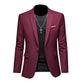 Boutique Fashion Solid Color High-end Brand Casual Business Men's Blazer Groom Wedding Gown Blazers for Men Suit Tops Jacke Coat