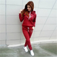 Fall and winter fashion hot new high quality pullover set street loose women's hoodie + sweatpants two-piece set